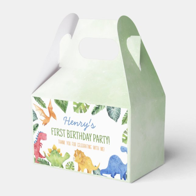 Ballotins Cute Dinosaures Ballotin d'anniversaire (Verso)