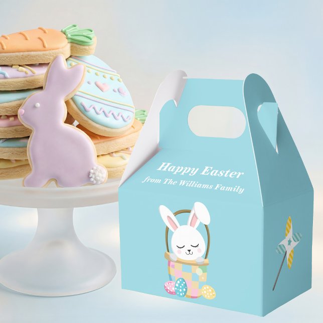 Ballotins Cute Easter Bunny Baby Blue Customized Party (Créateur téléchargé)