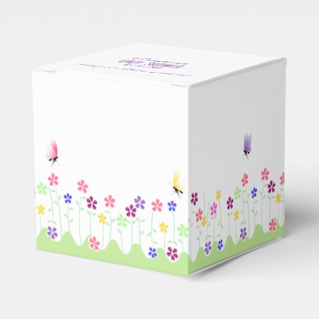 Ballotins Cute Flore de printemps simple (Verso)