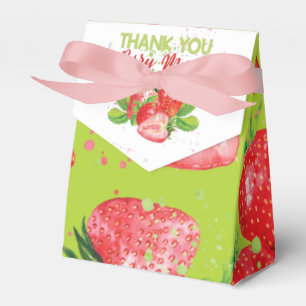 Ballotins Cute fraise thème Anniversaire Merci