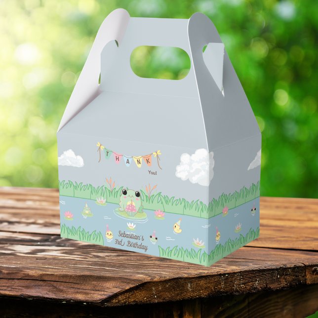 Ballotins Cute Froggy Birthday Thank You (Créateur téléchargé)