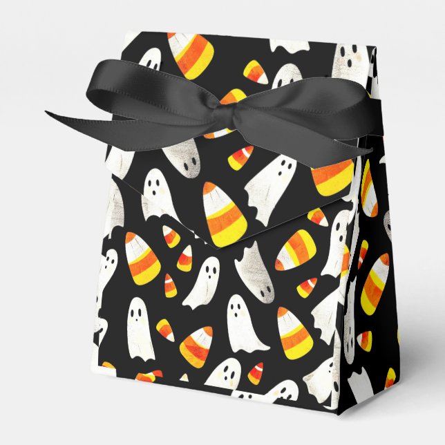 Ballotins Cute Ghosts & Candy Corn Halloween (Verso)