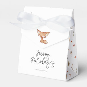 Ballotins Cute Gingerbread Fox Ballotin de vacances