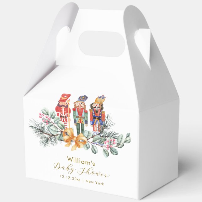 Ballotins Cute It's Cold Outside Nutcracker Baby Shower  (Verso)