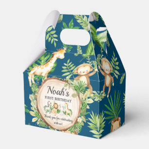 Ballotins Cute Jungle Animaux 1er Anniversaire Merci