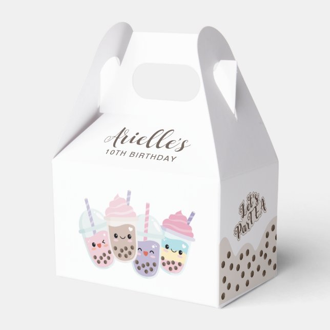 Ballotins Cute Kawaii Boba Bubble Tea (Verso)
