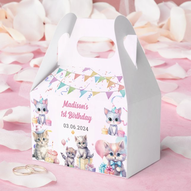 Ballotins Cute Kitty Chat 1er fête d'anniversaire (Mariage)