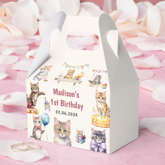 Ballotins Cute Kitty Chat 1er fête d'anniversaire (Mariage)