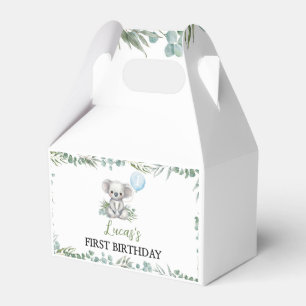 Ballotins Cute Koala Greenery Boy Anniversaire Ballotin