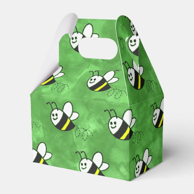 Ballotins Cute Little Bee Motif Baby shower aquarelle (Verso)