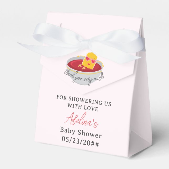 Ballotins Cute Little Nugget Poulet Nugget Fille Baby shower (Verso)
