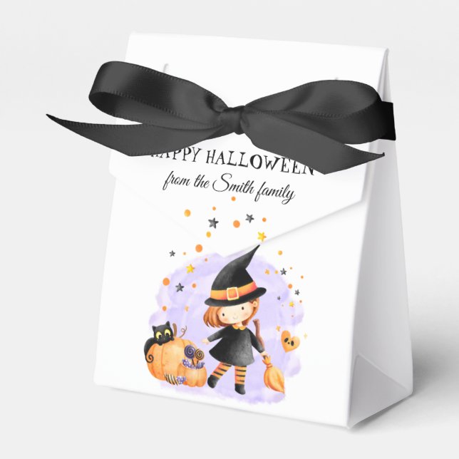 Ballotins Cute Little Witch Ballotin d'Halloween (Verso)