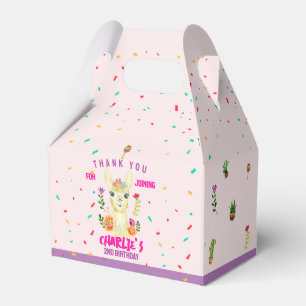 Ballotins Cute Llama Animal Anniversaire Fête Colorée Mexica