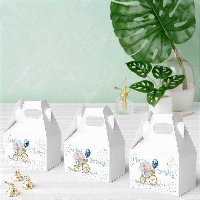 Ballotins Cute Mouse Animal Bicyclette garçon 1er anniversai (Multiple)