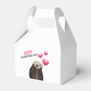 Ballotins Cute Otter with Hearts Valentine