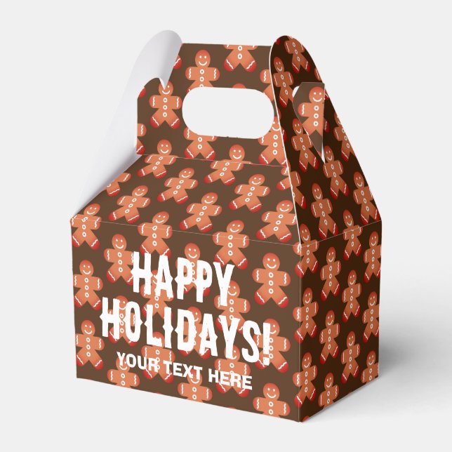 Ballotins Cute pain d'épice homme biscuit imprimer fête de N (Verso)