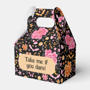 Ballotins Cute Pastel Bats Halloween et fleurs