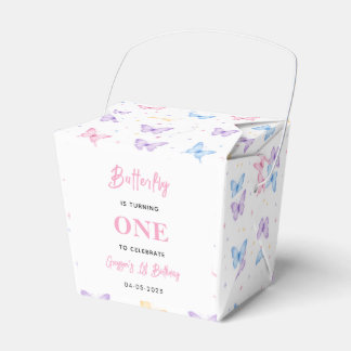 Ballotins Cute Pink Purple Butterfly 1st Birthday for Girls