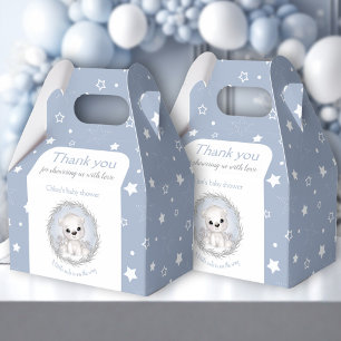 Ballotins Cute Polar Ours Bleu Baby shower garçon d'hiver