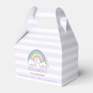 Ballotins Cute Rainbow - Lavender Striped Anniversaire de en