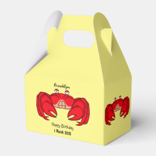 Ballotins Cute red crab cartoon