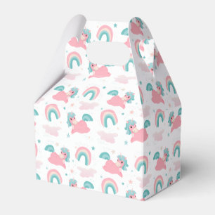 Ballotins Cute Unicorn rose et Motif de menthe