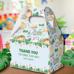 Ballotins Cute Wild One Jungle Safari animal Anniversaire