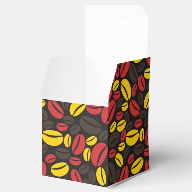 Ballotins Cute Yellow Brown et Red Coffee Bean (Ouvert)