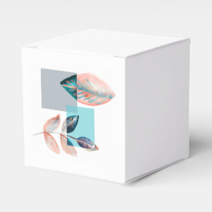 Ballotins Cyan Red Leaf