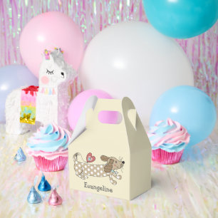 Ballotins Dachshund, chien de saucisse personnalisé