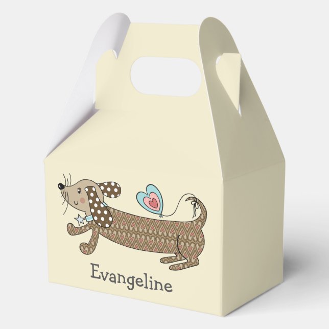 Ballotins Dachshund, chien de saucisse personnalisé (Recto)