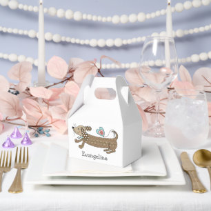 Ballotins Dachshund, chien de saucisse personnalisé