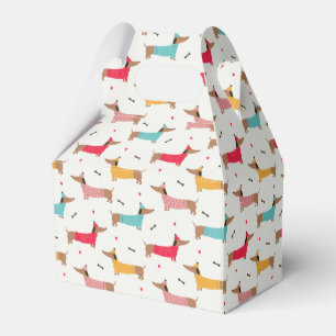 Ballotins Dachshunds en Sweaters Motif de vacances