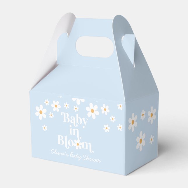 Ballotins Daisy Baby in Bloom Retro Baby shower Ballotin (Verso)