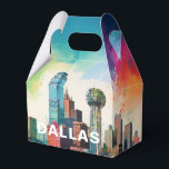Ballotins Dallas Skyline Art Abstrait<br><div class="desc">Ajoutez une touche de modernité à votre événement avec ce ballotin présentant l'art abstrait Dallas. Parfait pour les mariages,  fêtes ou cadeaux d'entreprise.</div>