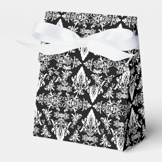Ballotins Damask 02 Noir-Blanc-Tente Ballotin (Verso)