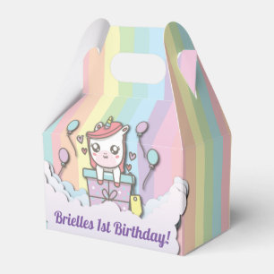 Ballotins d'anniversaire de Unicorn personnalisés