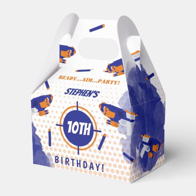 Ballotins Dart Gun Bataille War Boys Anniversaire (Verso)