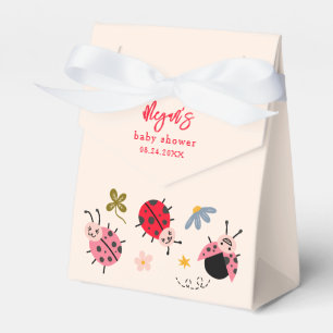 Ballotins de Baby showers Fleurs sauvages Ladybug