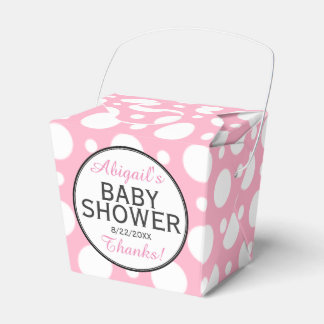 Ballotins de douche personnalisés Pink Polka
