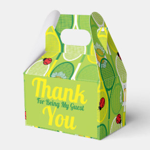 Ballotins De jolies raquettes de tennis avec des loups