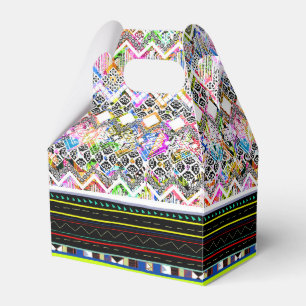 Ballotins De mignons motifs tribaux aztèques colorés