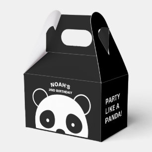 Ballotins de panda, soirée noire et blanche