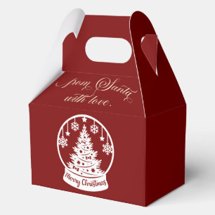 Ballotins De Santa Avec Amour Boule à Neige Arbre de Noël
