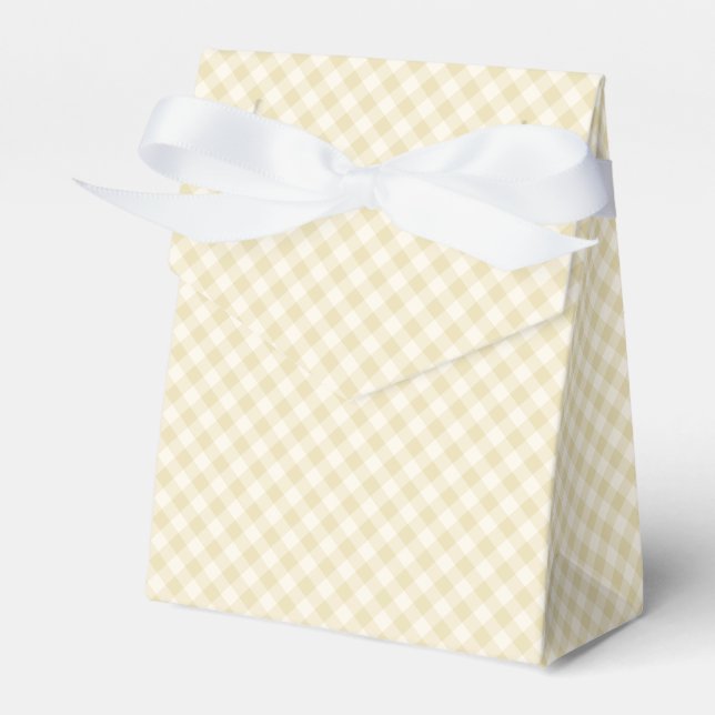 Ballotins Début d'Automne Rétro Gingham | Blé Doré  (Verso)