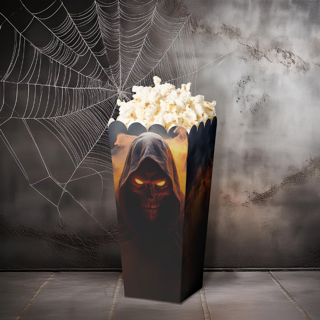 Ballotins Démon foncé avec fumée orange halloween popcorn bo (Créateur téléchargé)