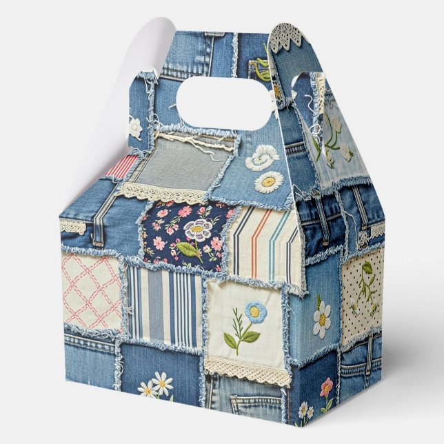 Ballotins Denim patchwork (Verso)