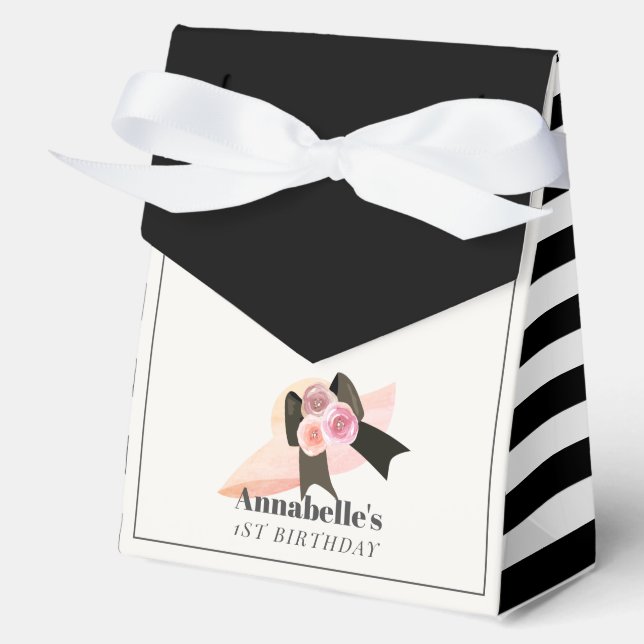 Ballotins Derby Style Gros Casquette rose Rose 1er anniversa (Recto)