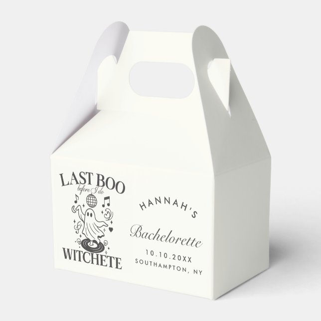 Ballotins Dernier Boo avant de faire Bachelorette Halloween  (Verso)