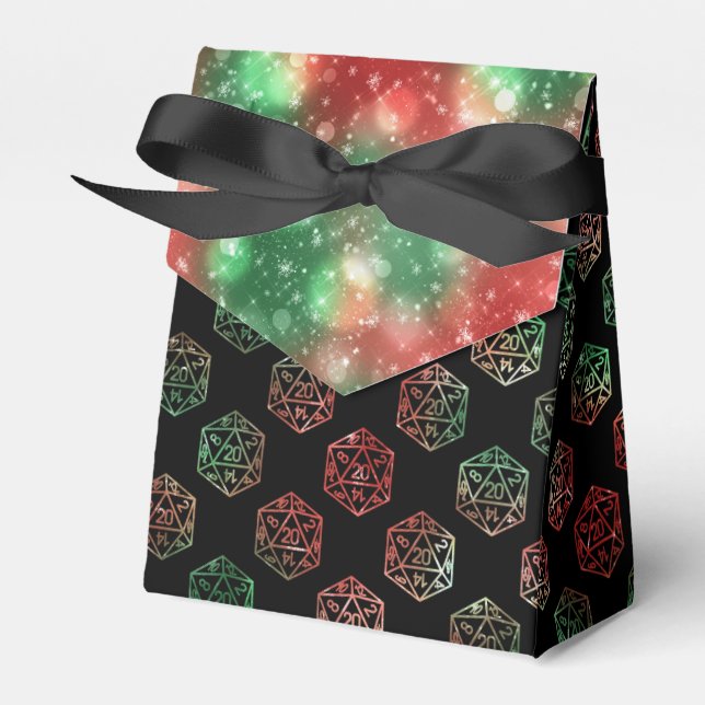 Ballotins Dés RPG | XMAS Imaginaire Retro Tabletop PnP Gamer (Verso)